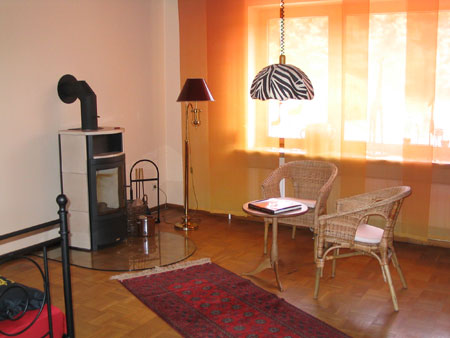 Kamin im Schlafzimmer